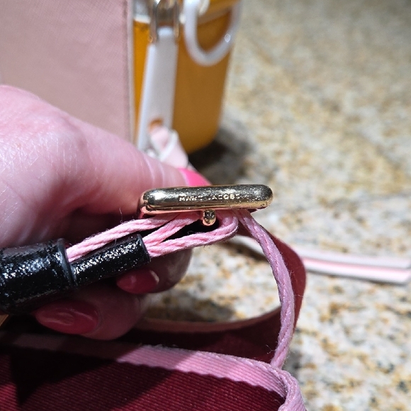 Marc Jacobs Pink and Yellow Crossbody Bag - Picture 8 of 11